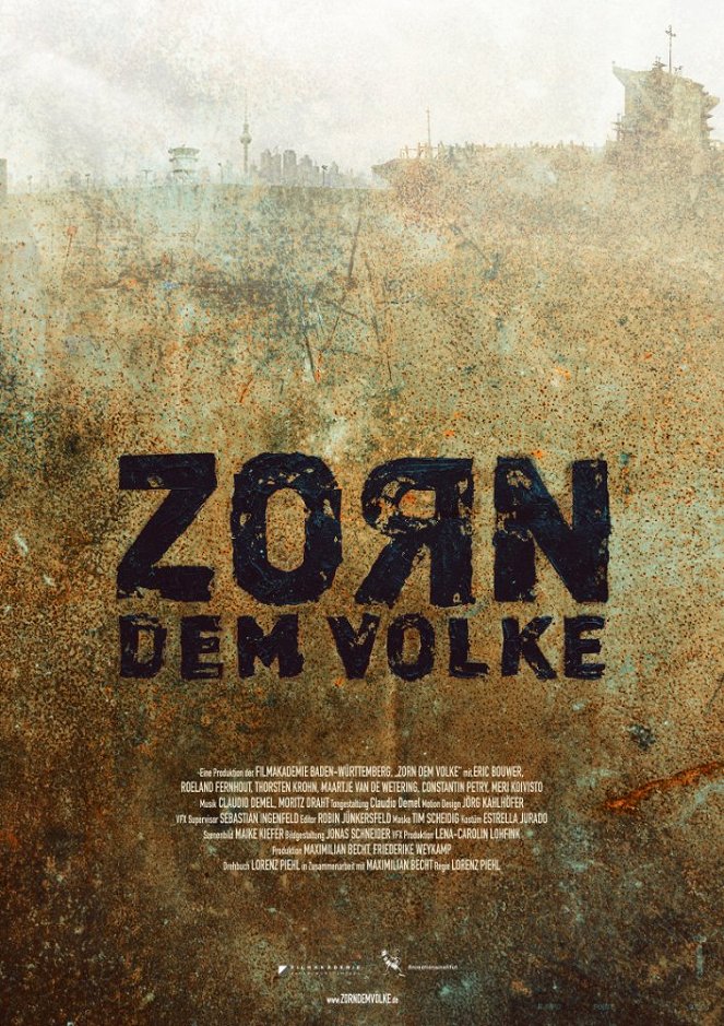 Zorn dem Volke - Carteles