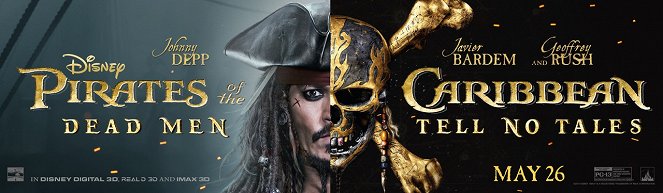 Piráti z Karibiku: Salazarova pomsta - Plakáty