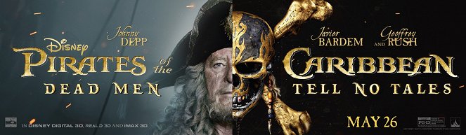 Pirates of the Caribbean: Salazar's Revenge - Julisteet