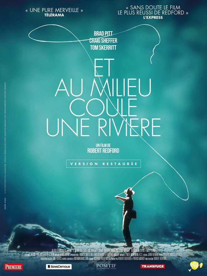 Et au milieu coule une rivière - Affiches