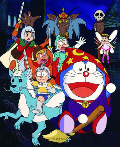 Eiga Doraemon: Nobita to mugen sankenši - Cartazes