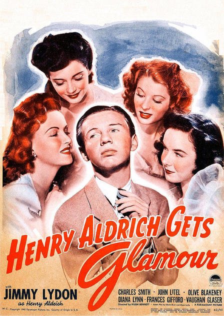 Henry Aldrich Gets Glamour - Plakate