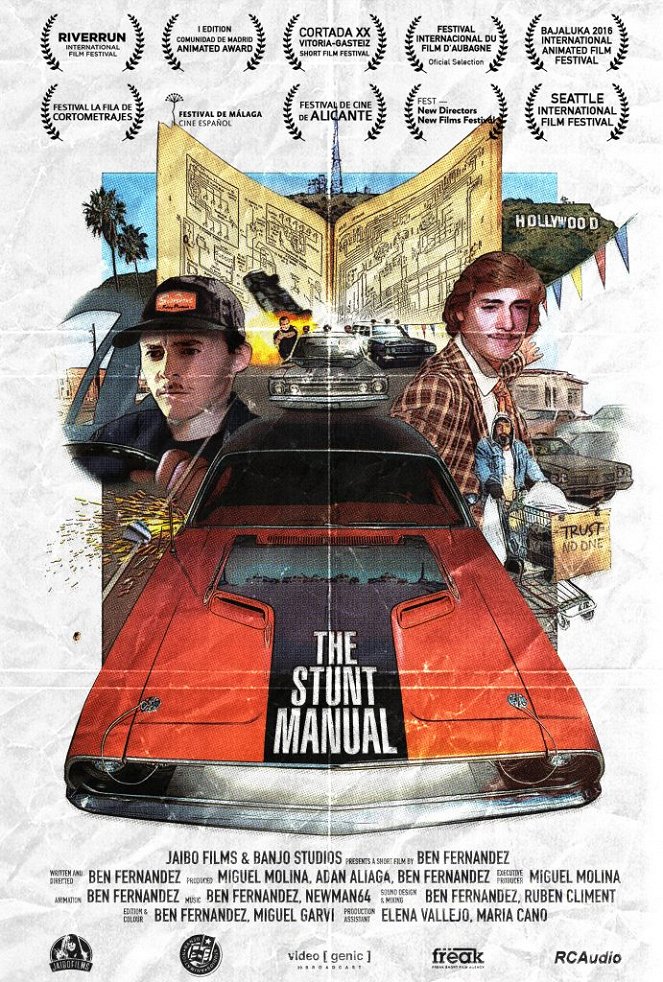The Stunt Manual - Plakaty