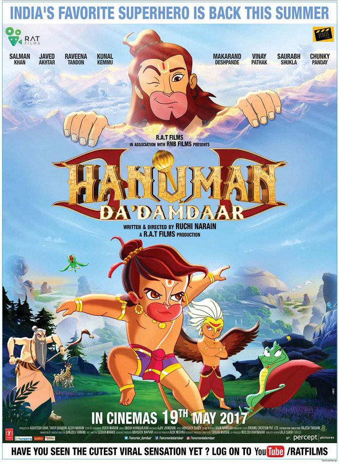Hanuman Da' Damdaar - Plakate