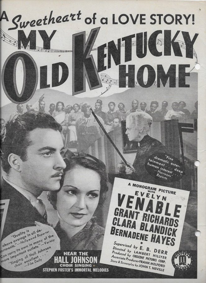 My Old Kentucky Home - Affiches
