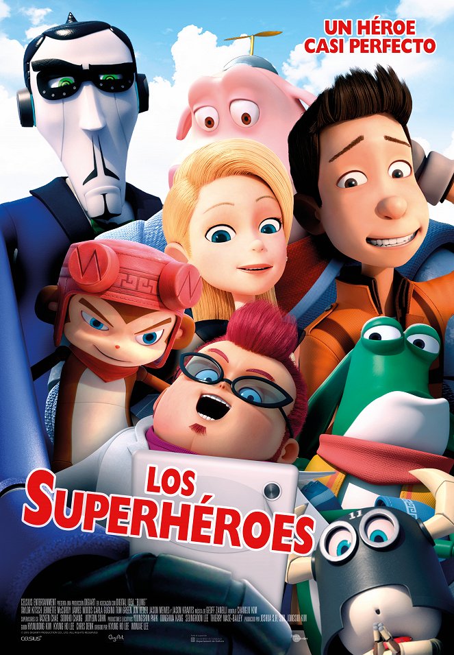 Los superheroes - Carteles