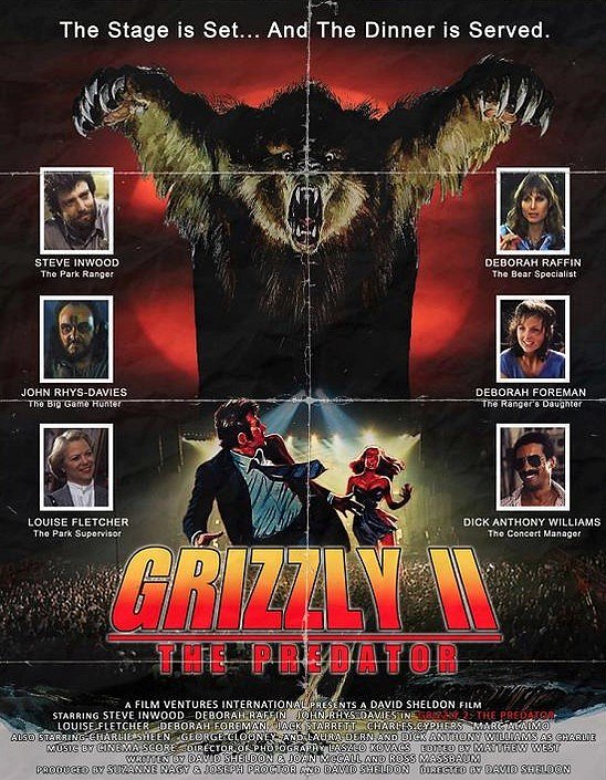 Grizzly II: The Predator - Julisteet