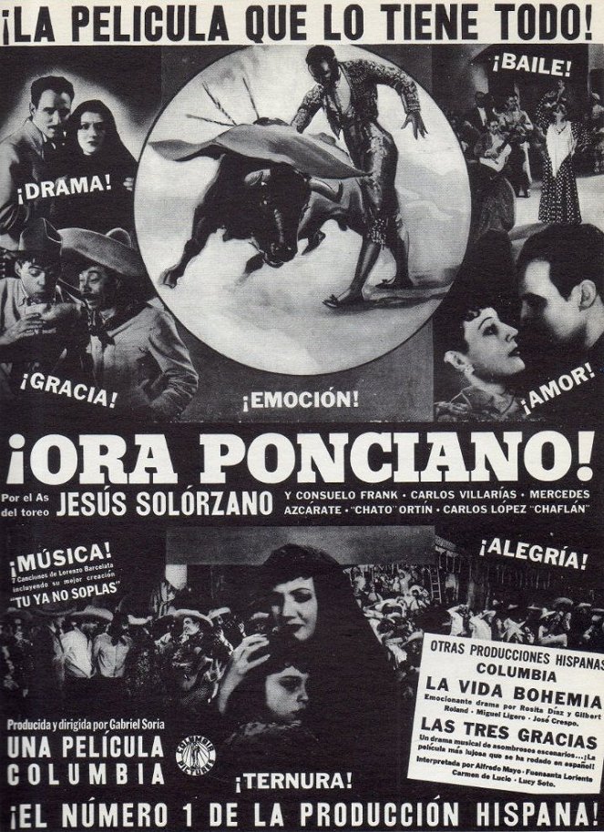 ¡Ora Ponciano! - Affiches