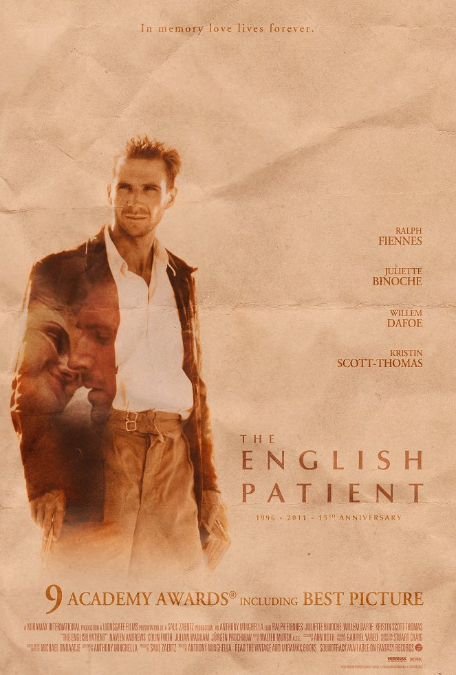 Anglický pacient - Plakáty