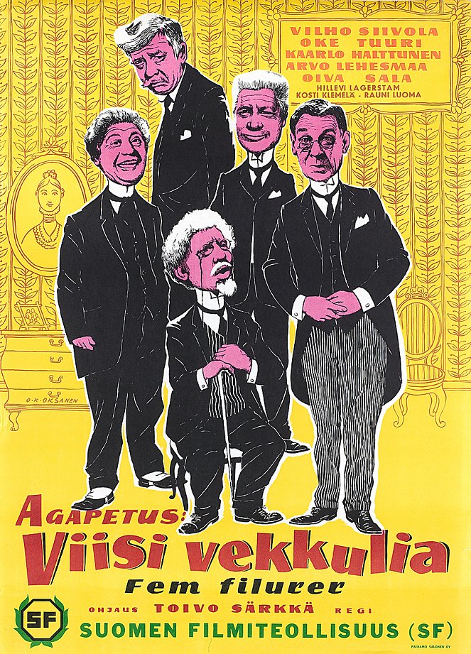 Viisi vekkulia - Carteles