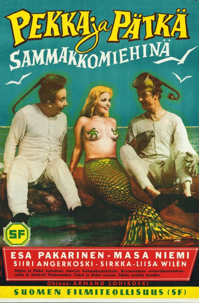 Pekka und Pätkä als Froschmänner - Plakate