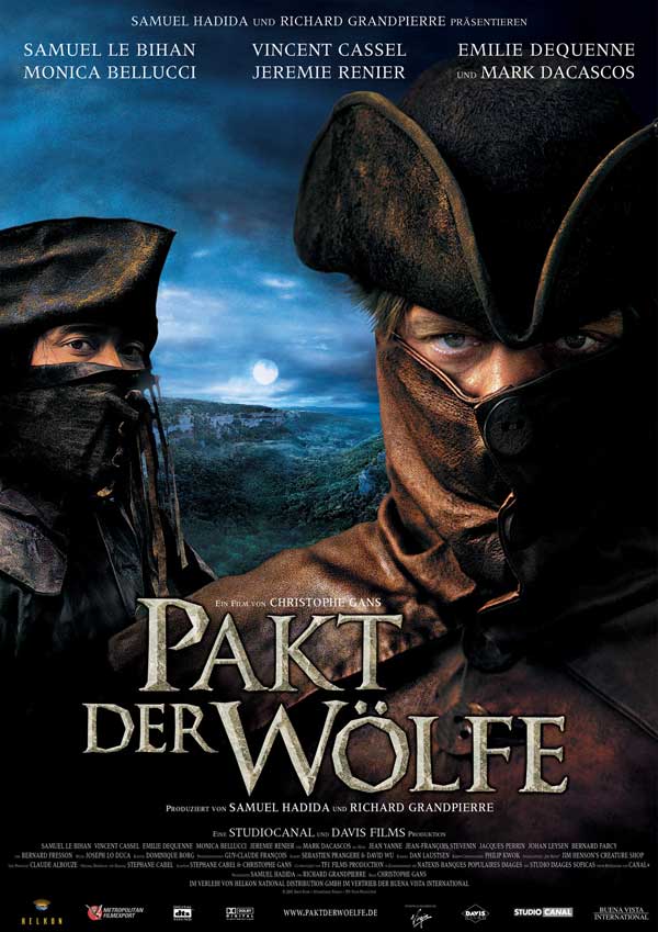 Pakt der Wölfe - Plakate