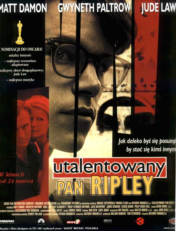 Utalentowany pan Ripley - Plakaty