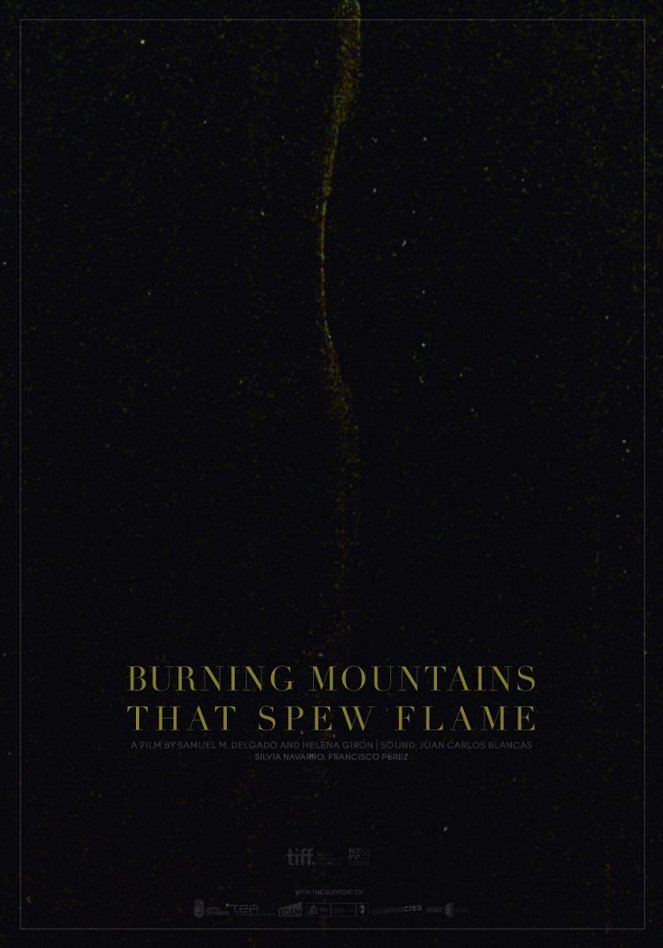 Montañas ardientes que vomitan fuego - Plakátok