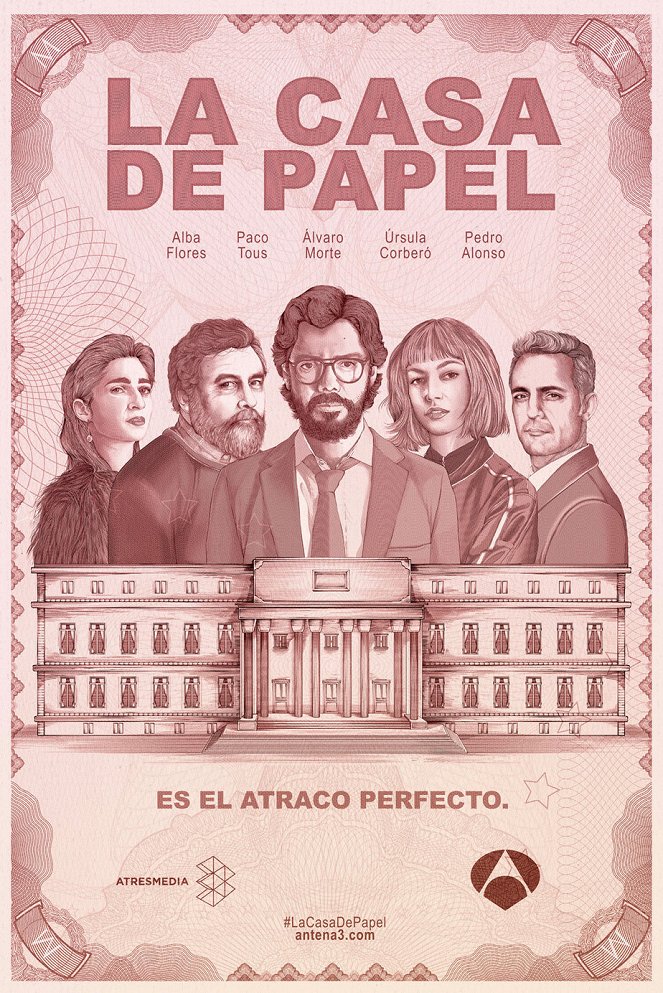 La casa de papel (Antena 3 version) - Season 1 - Carteles