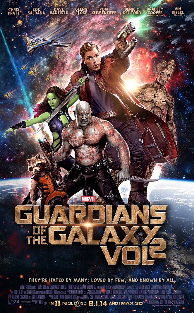 Strážcovia Galaxie 2 - Plagáty