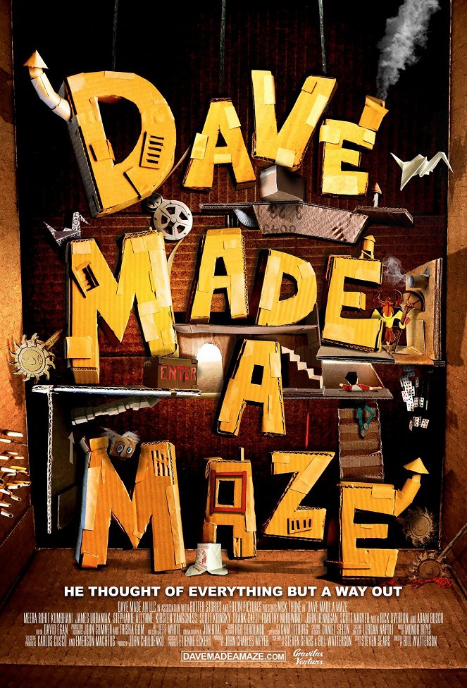 Dave Made a Maze - Cartazes