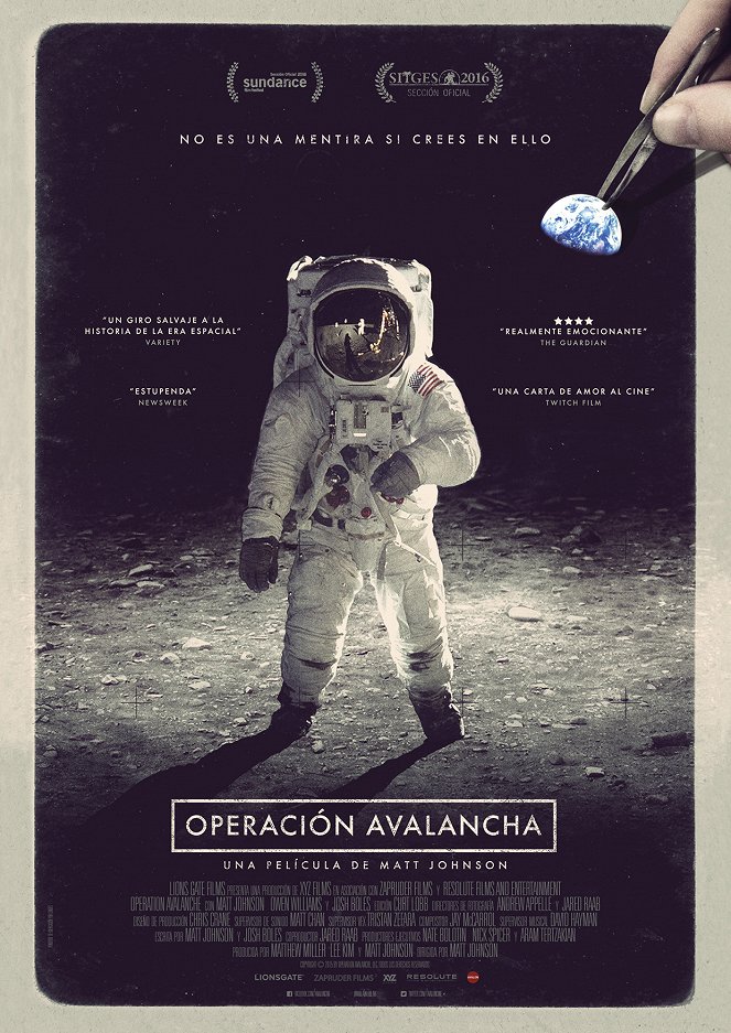 Operación Avalancha - Carteles