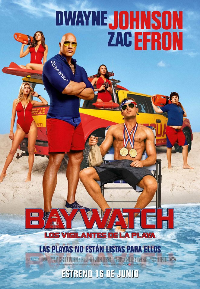 Baywatch: Los vigilantes de la playa - Carteles