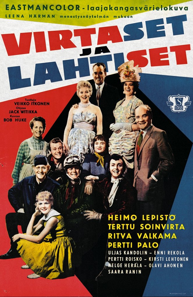 Virtaset ja Lahtiset - Plakaty