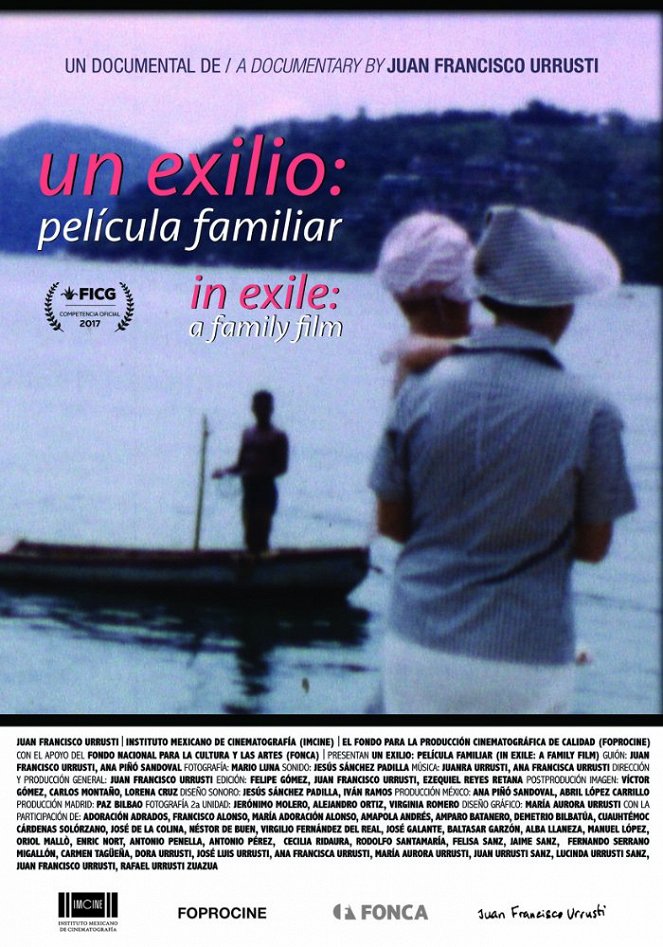 Un exilio: película familiar - Plakáty