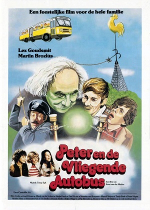 Peter en de vliegende autobus - Plakaty