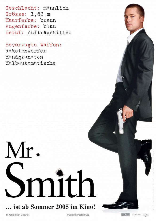 Mr. e Mrs. Smith - Cartazes