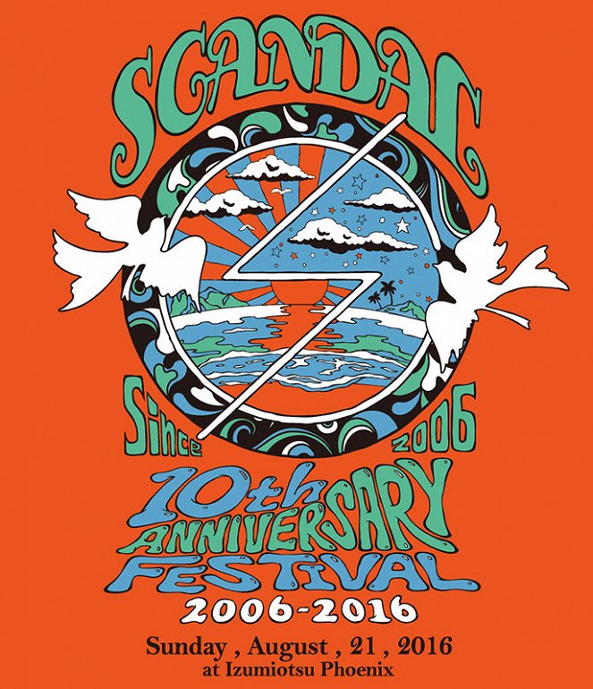 Scandal - Scandal 10th Anniversary Festival (2006-2016) - Carteles