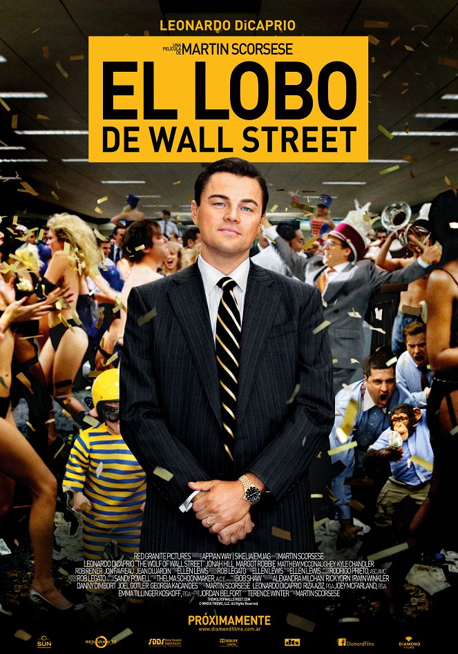 El lobo de Wall Street - Carteles