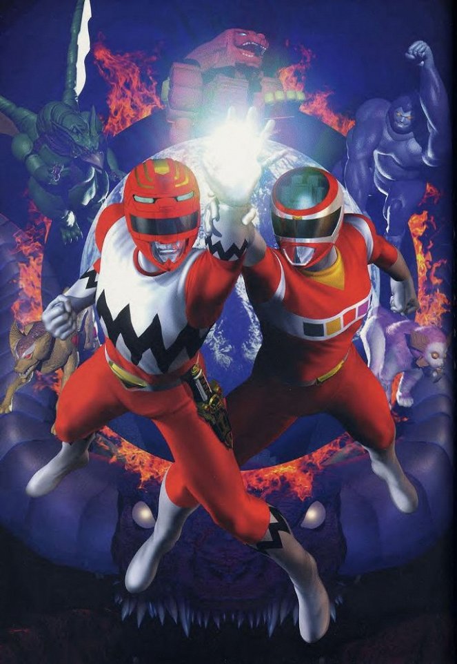 Seidžú sentai Gingaman vs Megaranger - Posters