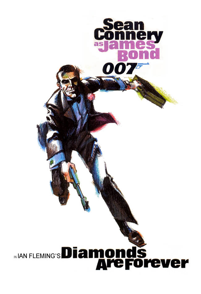 James Bond 007 - Diamantenfieber - Plakate
