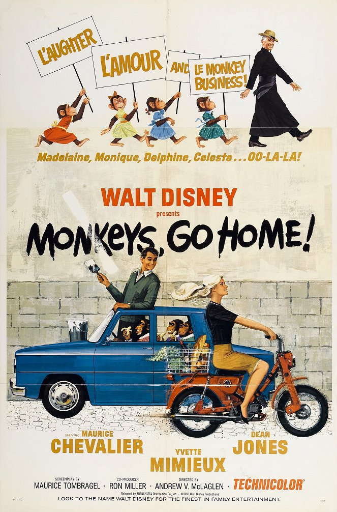 Monkeys, Go Home! - Affiches
