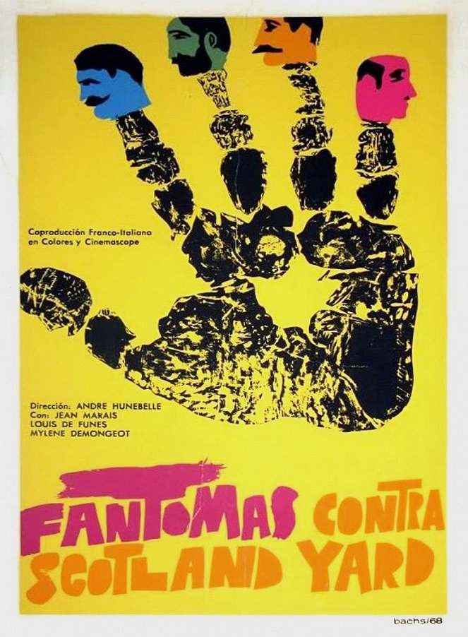 Fantomas kontra Scotland Yard - Plakaty