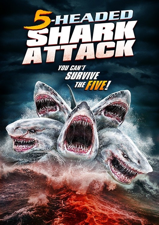 5 Headed Shark Attack - Cartazes