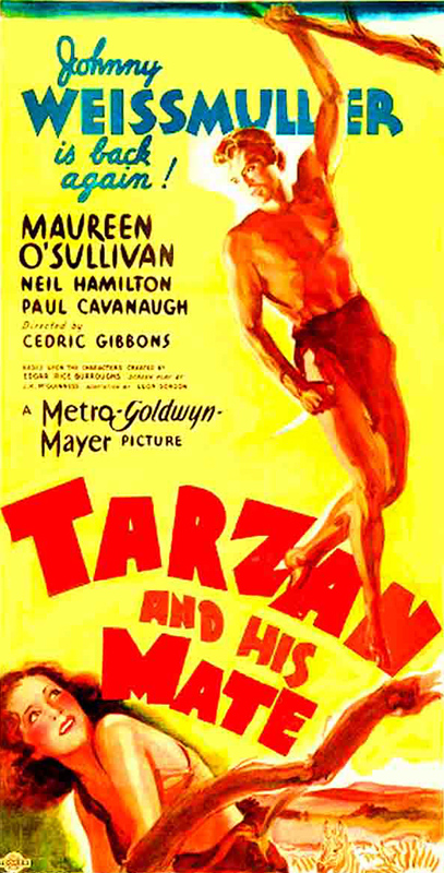 Tarzan a jeho družka - Plagáty