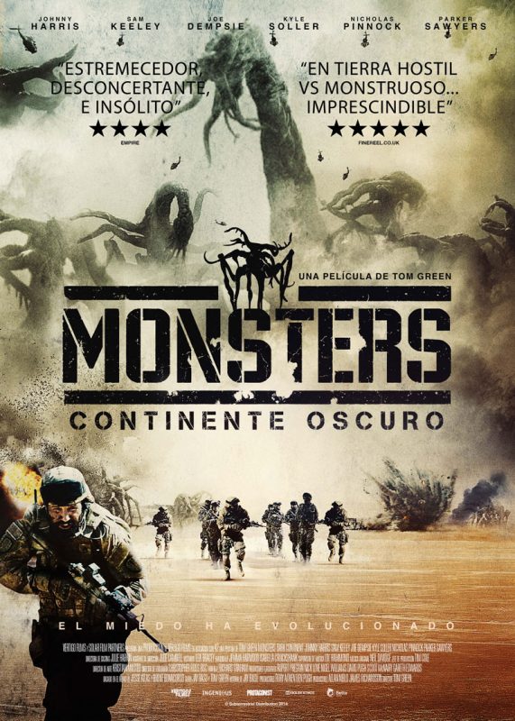 Monsters: Continente oscuro - Carteles