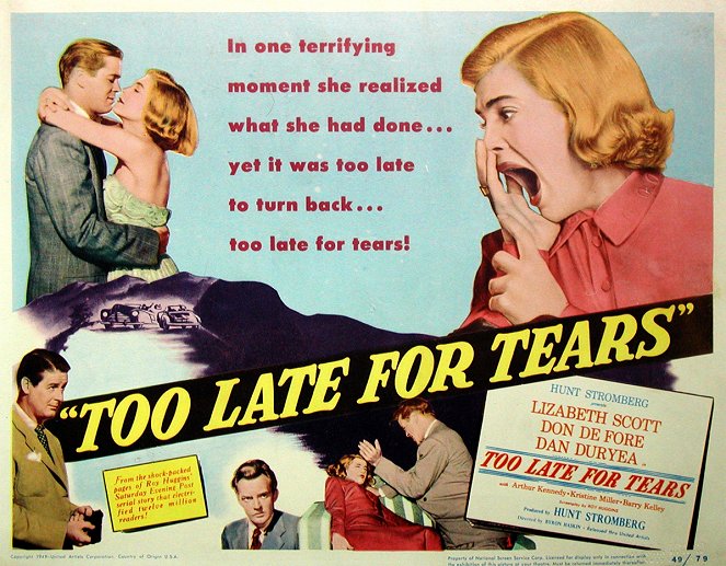 Too Late for Tears - Plakátok
