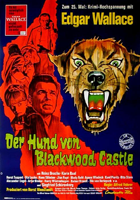 Edgar Wallace: Der Hund von Blackwood Castle - Plakate