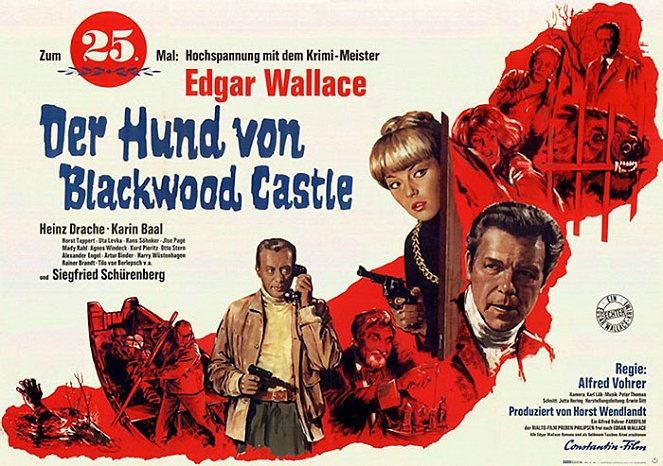 Edgar Wallace: Der Hund von Blackwood Castle - Plakate