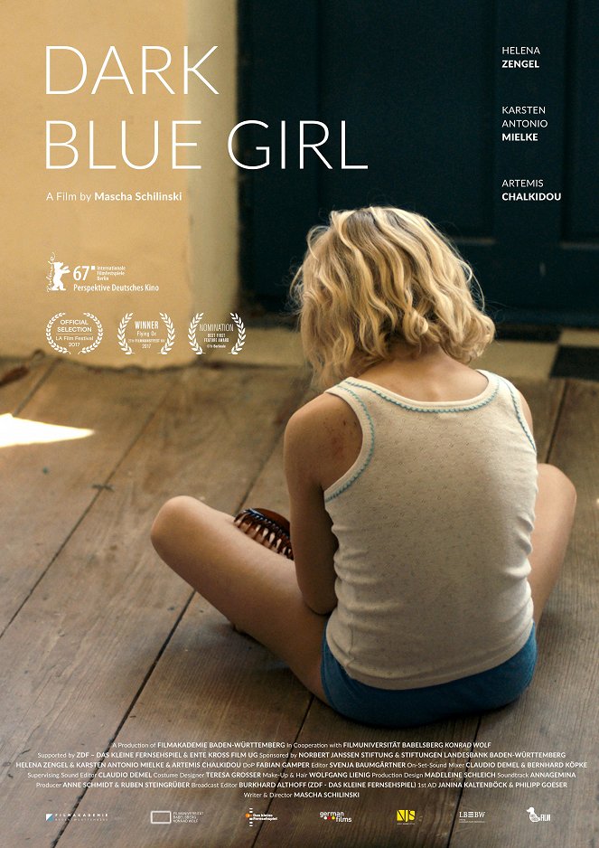 Dark Blue Girl - Posters