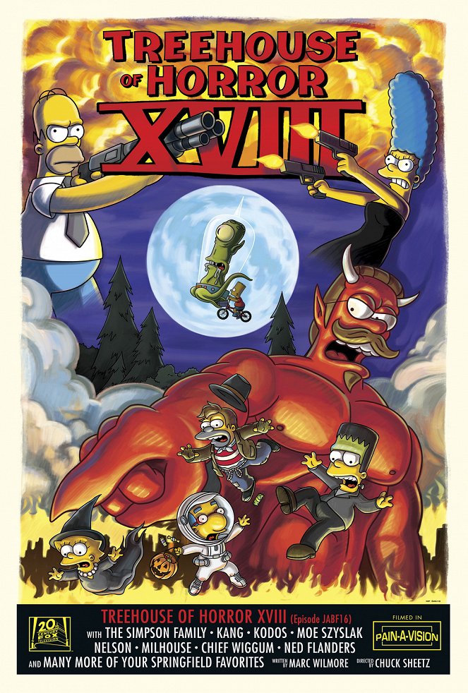 The Simpsons - Treehouse of Horror XVIII - Posters