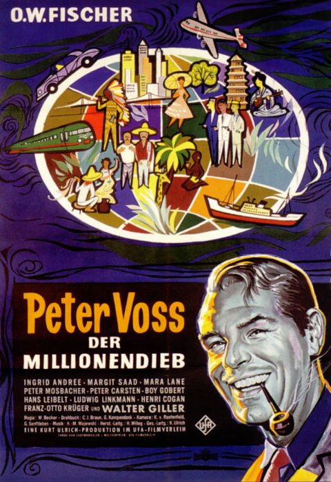 Peter Voss, der Millionendieb - Cartazes