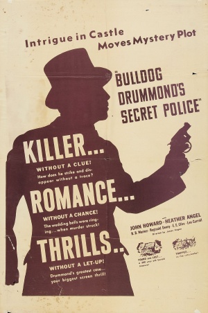 Bulldog Drummond's Secret Police - Plakátok