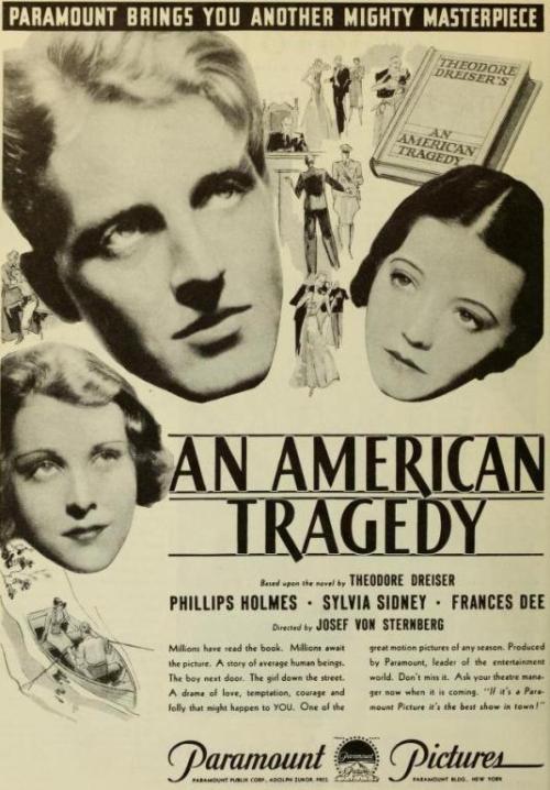 Americká tragédie - Plakáty
