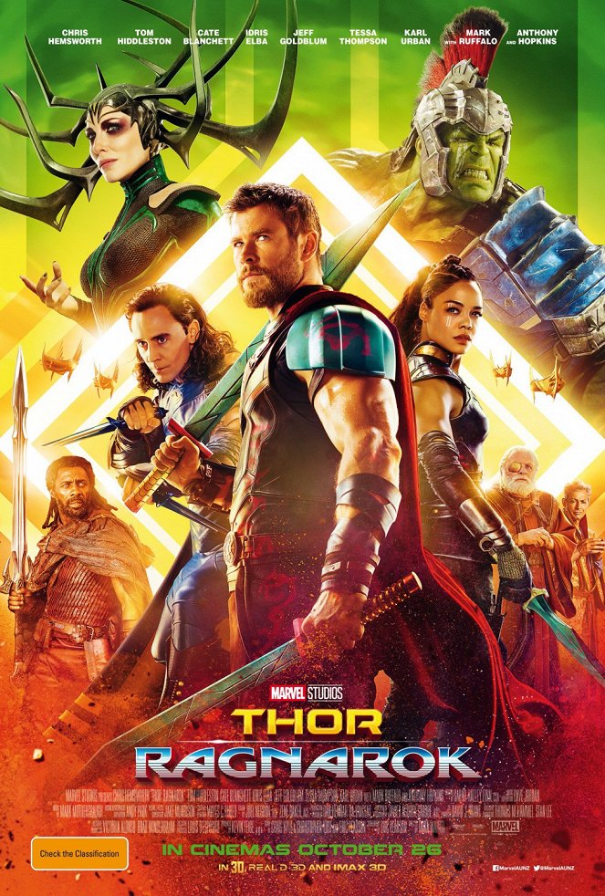 Thor: Ragnarok - Cartazes