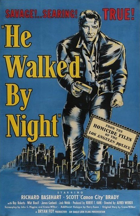 He Walked by Night - Plakáty