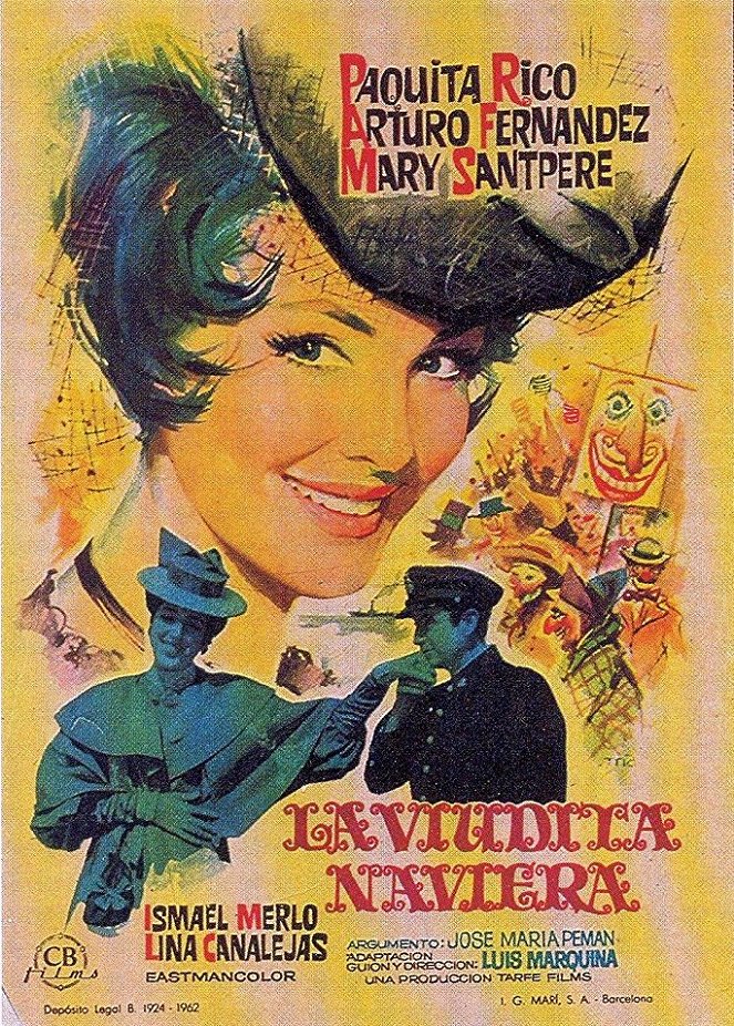 La viudita naviera - Affiches