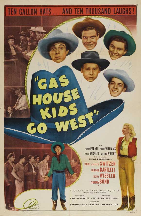 Gas House Kids Go West - Affiches