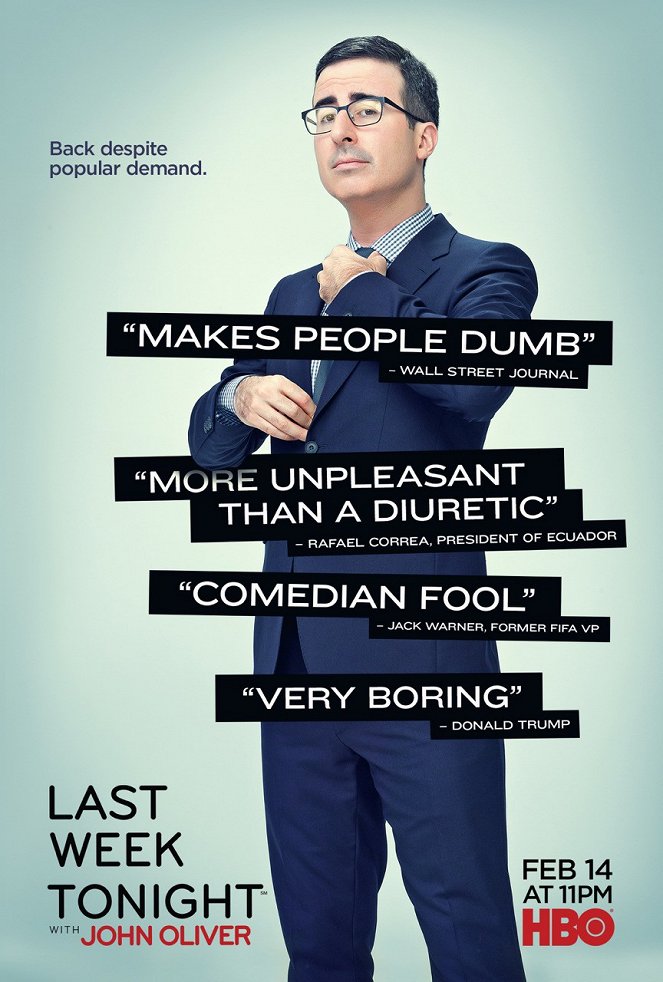 Last Week Tonight with John Oliver - Season 3 - Affiches