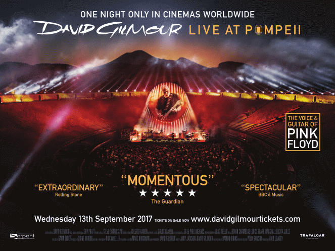 David Gilmour v Pompejích - Plagáty